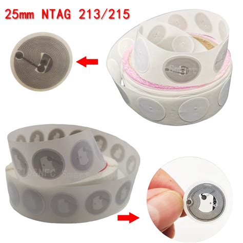 nfc sticker tag ntag215|ntag 213 vs 215 216.